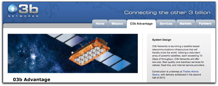 O3b Networks homepage