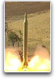 Iranian Kavoshgar rocket launch