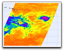 Hilda tropical storm Hawaii NASA Aqua