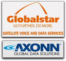 Globalstar + AXONN logos