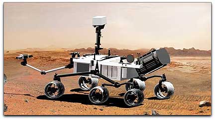 NASA Mars Science Lab Rover