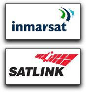 Inmarsat + Satlink logos