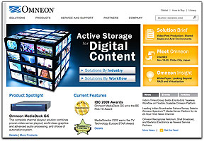 Omneon homepage