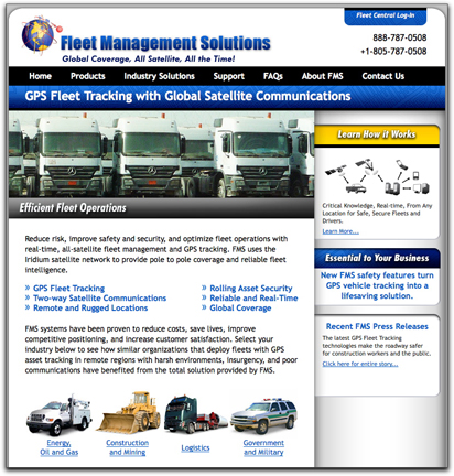 Fleet Management Systems homepage