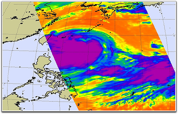 Typhoon Morakot (NASA)