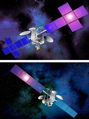 NSS-14 + Sirius 5 satellites