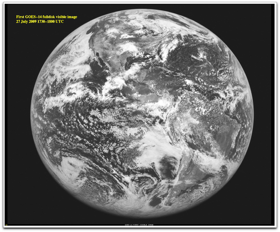 First GOES-14 fulldisk image