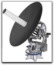 C2SAt 2.4m C-band antenna