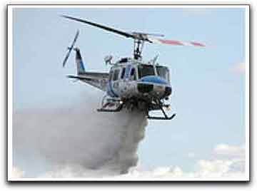 SkyTrac firefighting chopper