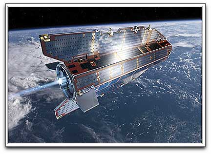 GOCE in orbit (ESA)