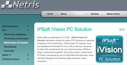 Netris iPSoft page