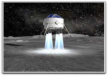 Moon lander image Astrium