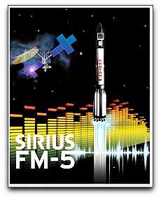 Sirius FM-5 satellite logo