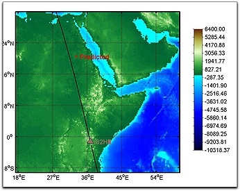 Asteroid path predicted