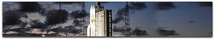 Arianespace launch banner
