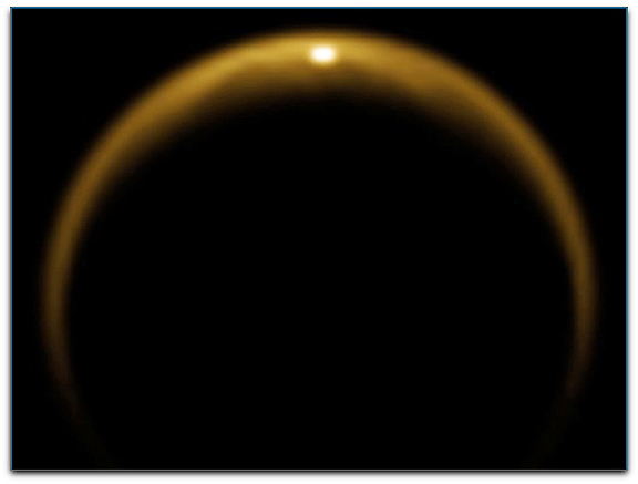 Lake on Titan (NASA Cassini)