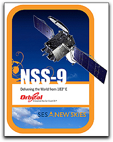 NSS-9 satellite patch