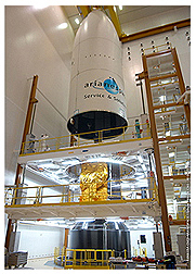 HOT BIRD-9 into Ariane 5 fairing