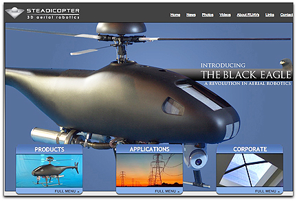 Steadicopter homepage