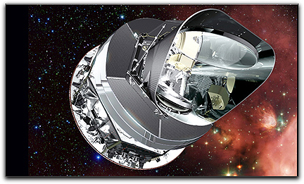 Planck satellie (ESA + NASA)
