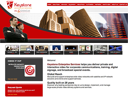 Keystone homepage