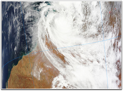 Laurence Cyclone (NASA Terra Australia)