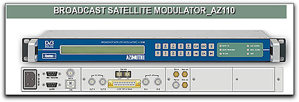 Newtec AZ110 satellite modulator