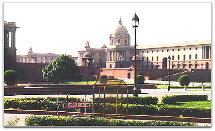 Government buildings in New Delhi, India