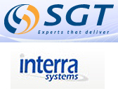SGT + Interra logos