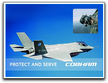 Cobham protect + serve graphic