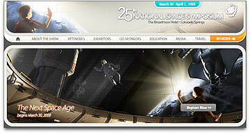 25th NSS homepage graphics