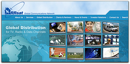 RRsat homepage banner