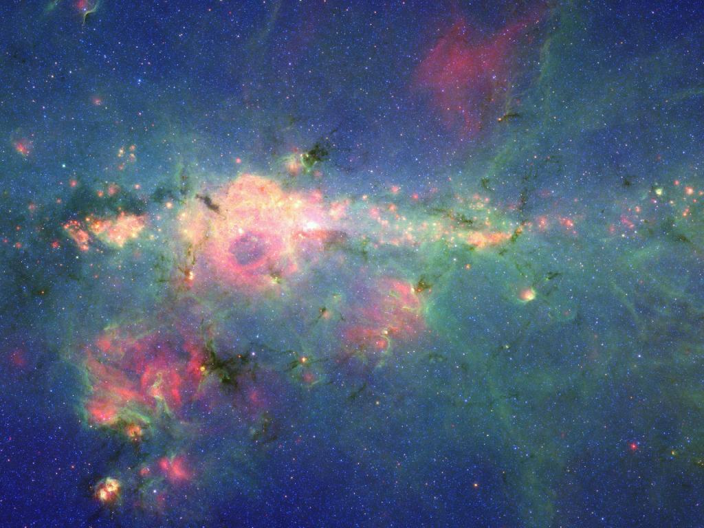 NASA's Spitzer Peony Nebula photo