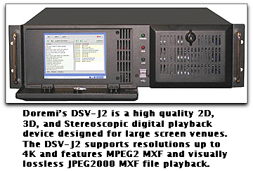Doremi JV-2 playback device