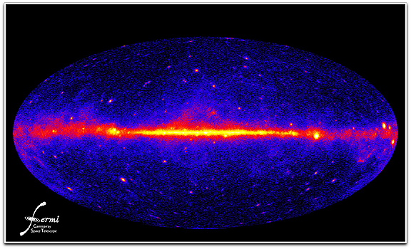 Fermi Gamma ray sky