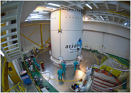 TerreStar-1 completed in Final Assembly Bldg.