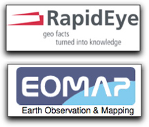 RapidEye + EOMAP logos