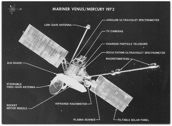 Mariner 10 photo (JPL NASA)