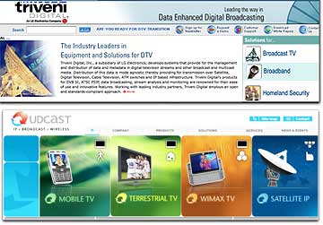 Triveni Digital + UDcast homepages