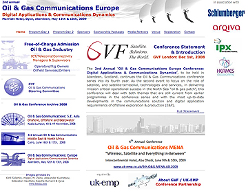 GVF Oil & Gas Conference page