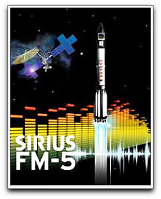 Sirius FM-5 launch poster (ILS)