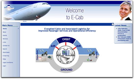 E-Cab (EU) homepage