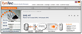 TynTec SMS page