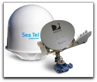 Sea Tel Cobham DTV04 antenna