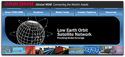 ORBCOMM homepage banner