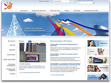 TDF Group homepage