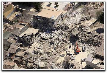 L'Aquila, Italy, earthquake photo