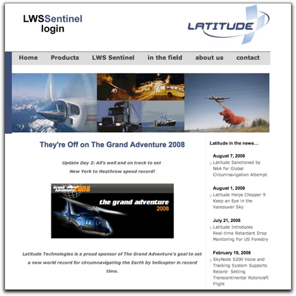 Latitude Technologies homepage