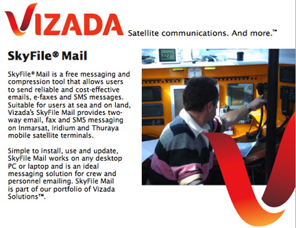 Vizada SkyFile Mail graphic
