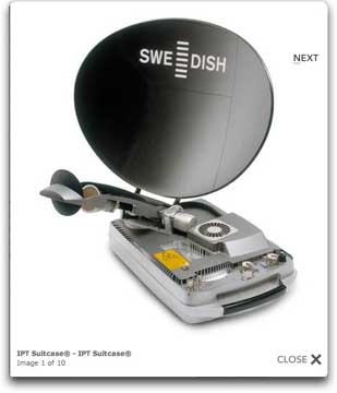 SWE-DISH IP Suitcase